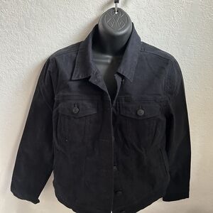 Nine West Black Lightweight Shirt Jacket